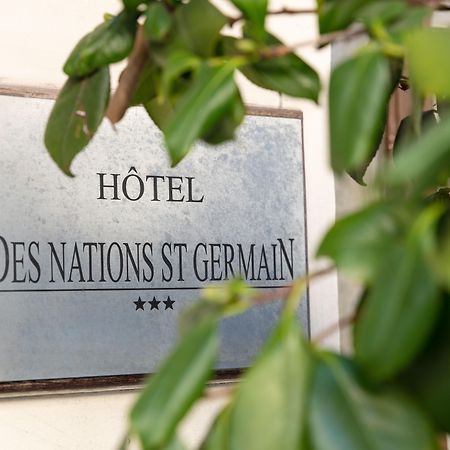 Hotel Des Nations Saint Germain Paris Exterior photo
